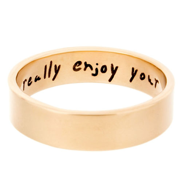 Picture of Engravable Gold Band
