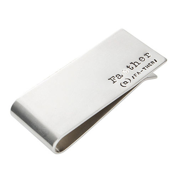 Picture of Silver Father Defined Money Clip