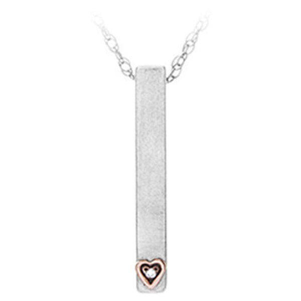 Picture of Silver Follow Your Heart Square Bar