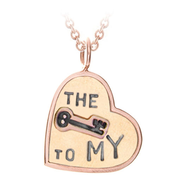Picture of 14k Gold Key to My Heart Charm