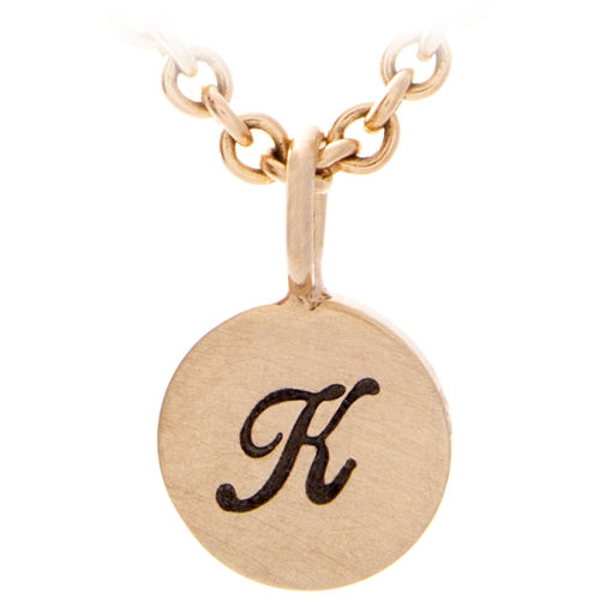 Picture of 14K Initial Charm Necklace