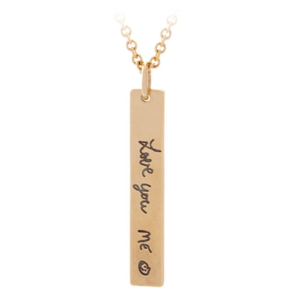 Picture of Handwritten Note Necklace