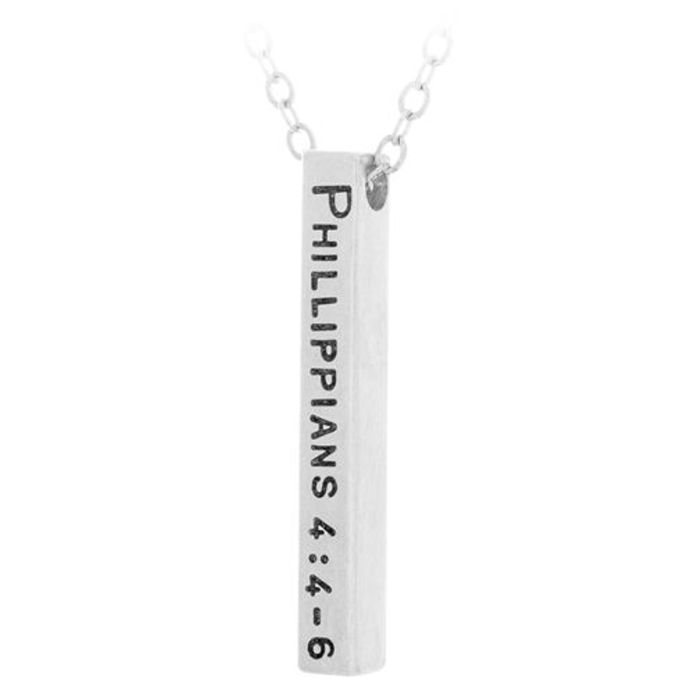 Picture of Silver Bible Verse Bar