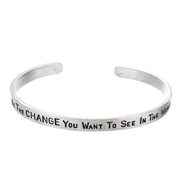 Picture of Silver Be the Change Cuff Bracelet