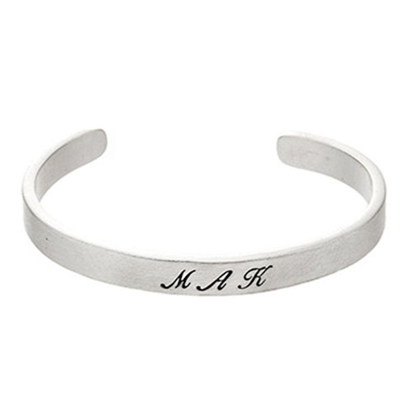 Picture of Personalized Silver Cuff Bracelet