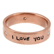 Engraved Message on Ring