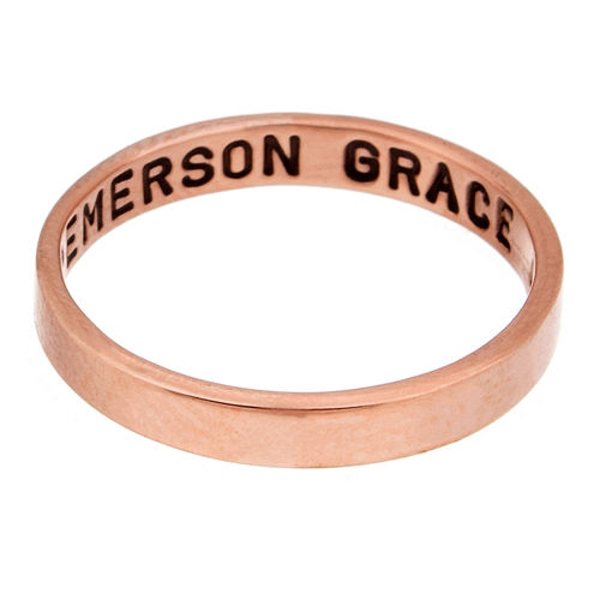 Picture of 14K Rose Gold Name Ring