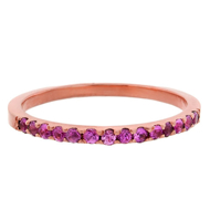 Picture of Pavé Diamond Birthstone Ring