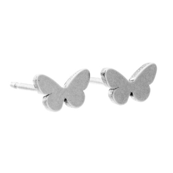 Picture of Silver Butterfly Stud Earrings