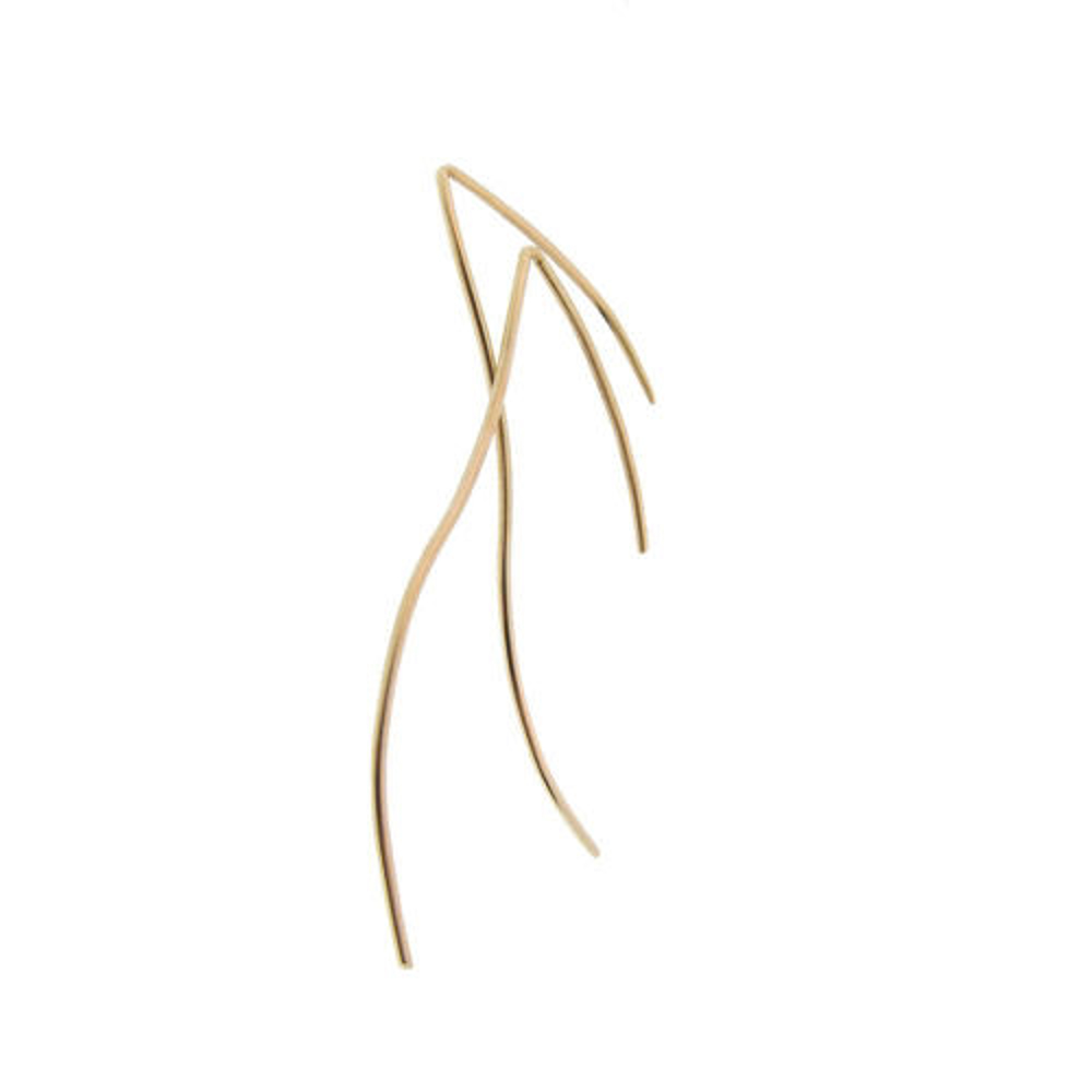 Picture of Solid Gold Threader Earrings