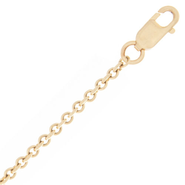 Picture of 14K Gold 2mm Round Link Cable Chain