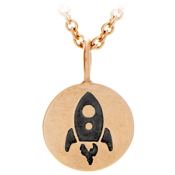 Picture of 14k Gold Rocket Charm