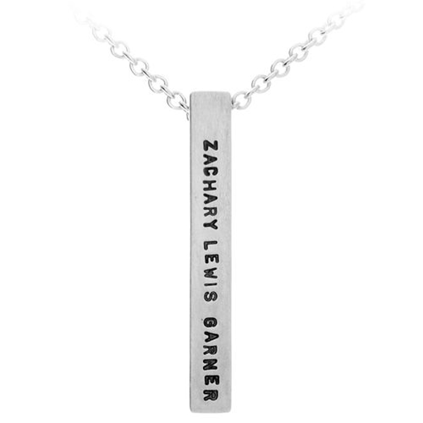Picture of Silver Vertical Bar Necklace