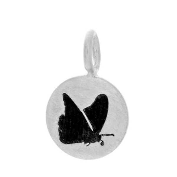 Picture of Flying Butterfly Silhouette Charm