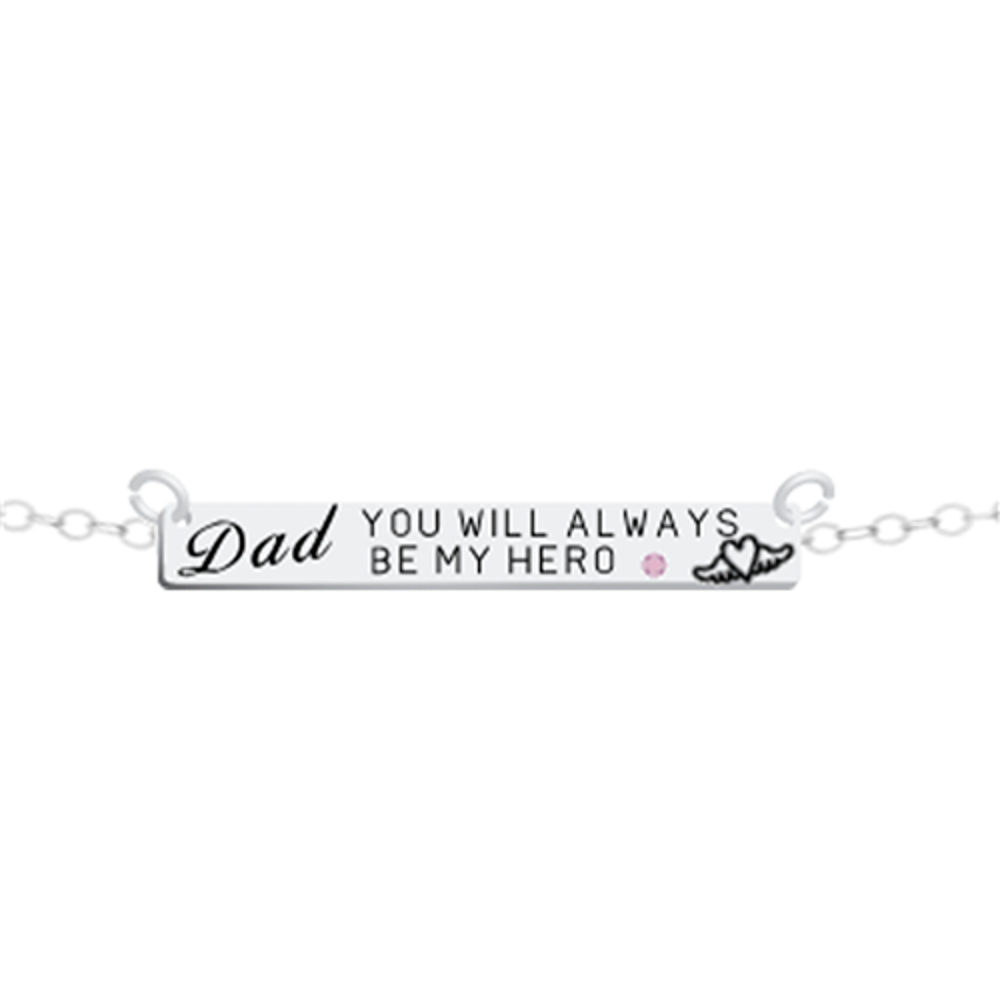 Picture of Silver Horizontal Tag