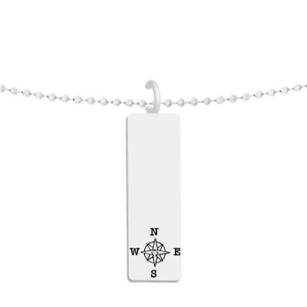 Picture of Silver Compass Rose Necklace