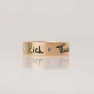 My Name engraved in gold