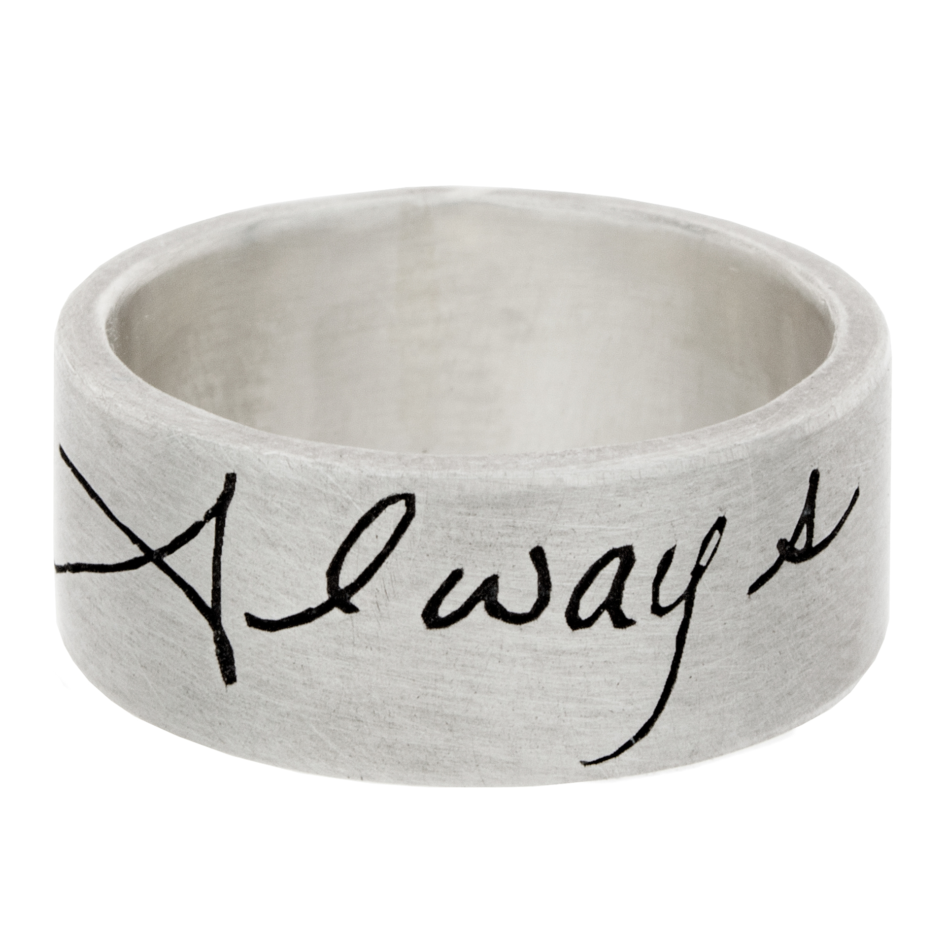 Personalized Handwriting Engraved Ring | Design Your Own Custom ...
