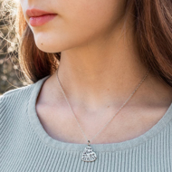 Picture of Language of Love Heart Charm Necklace