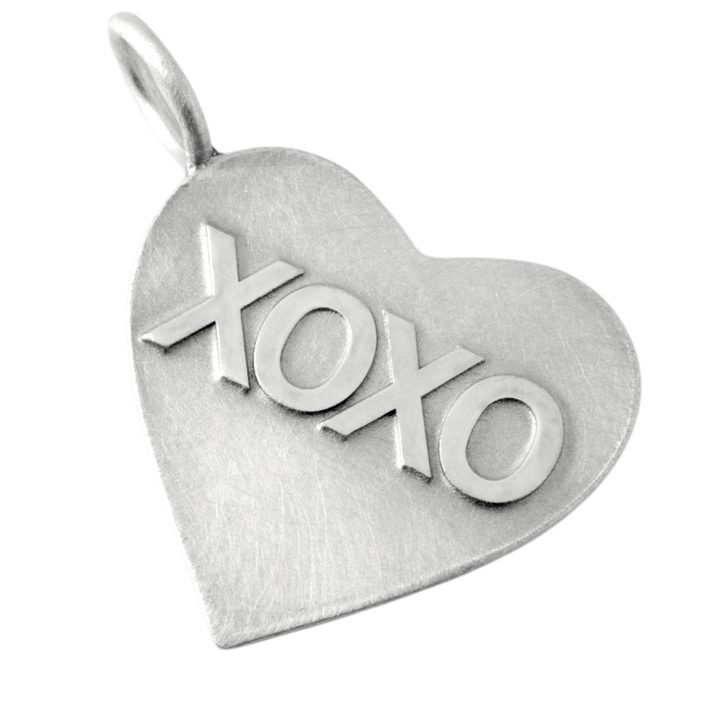 Picture of XOXO Heart Pendant - Sterling Silver