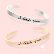 Picture of Handwriting Bracelet – Sterling Silver or Gold