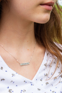 Picture of Personalized Sterling Silver Handwriting Necklace