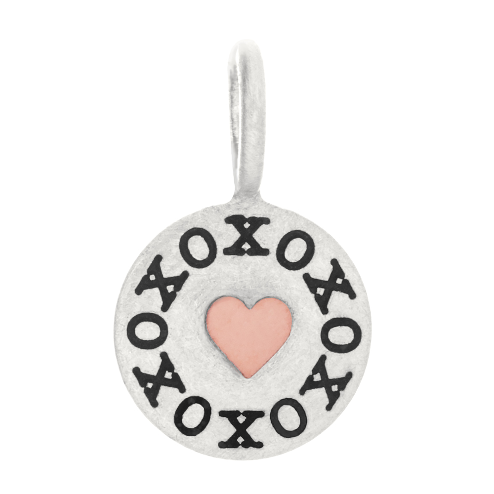 Picture of XOXO Charm with Rose Gold Heart